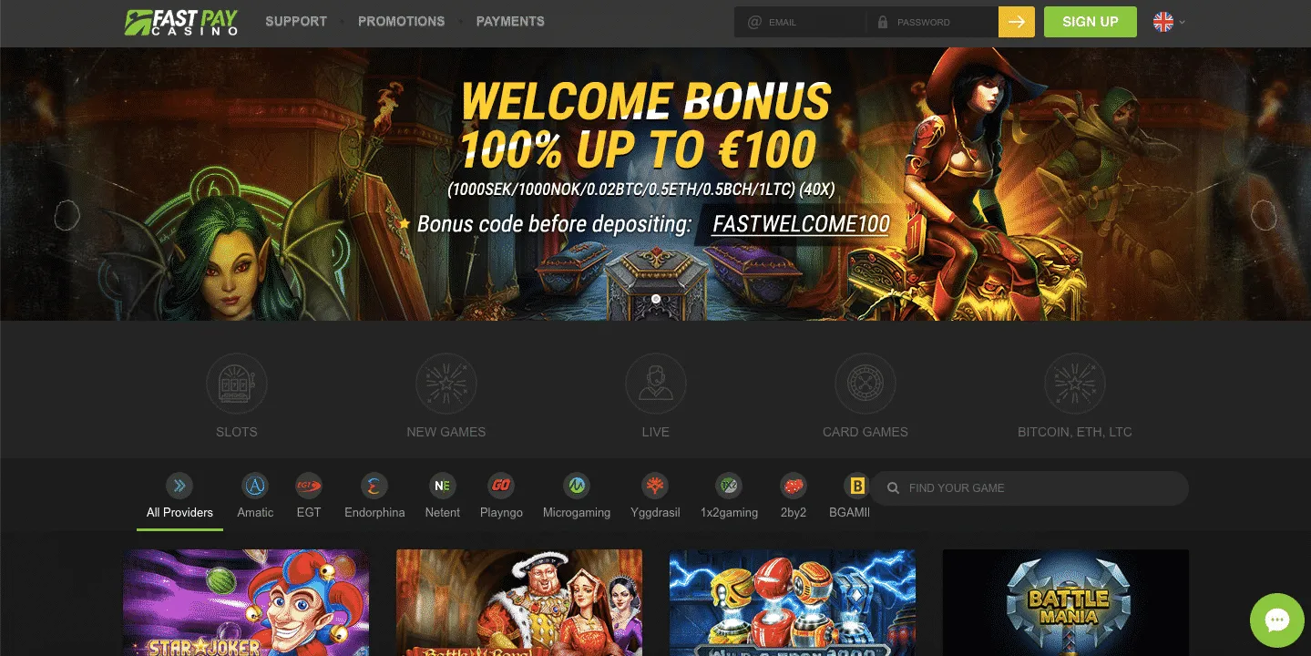 fastpay casino