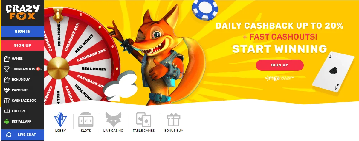 crazy fox casino review