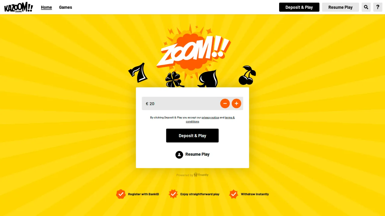 Kazoom Casino review